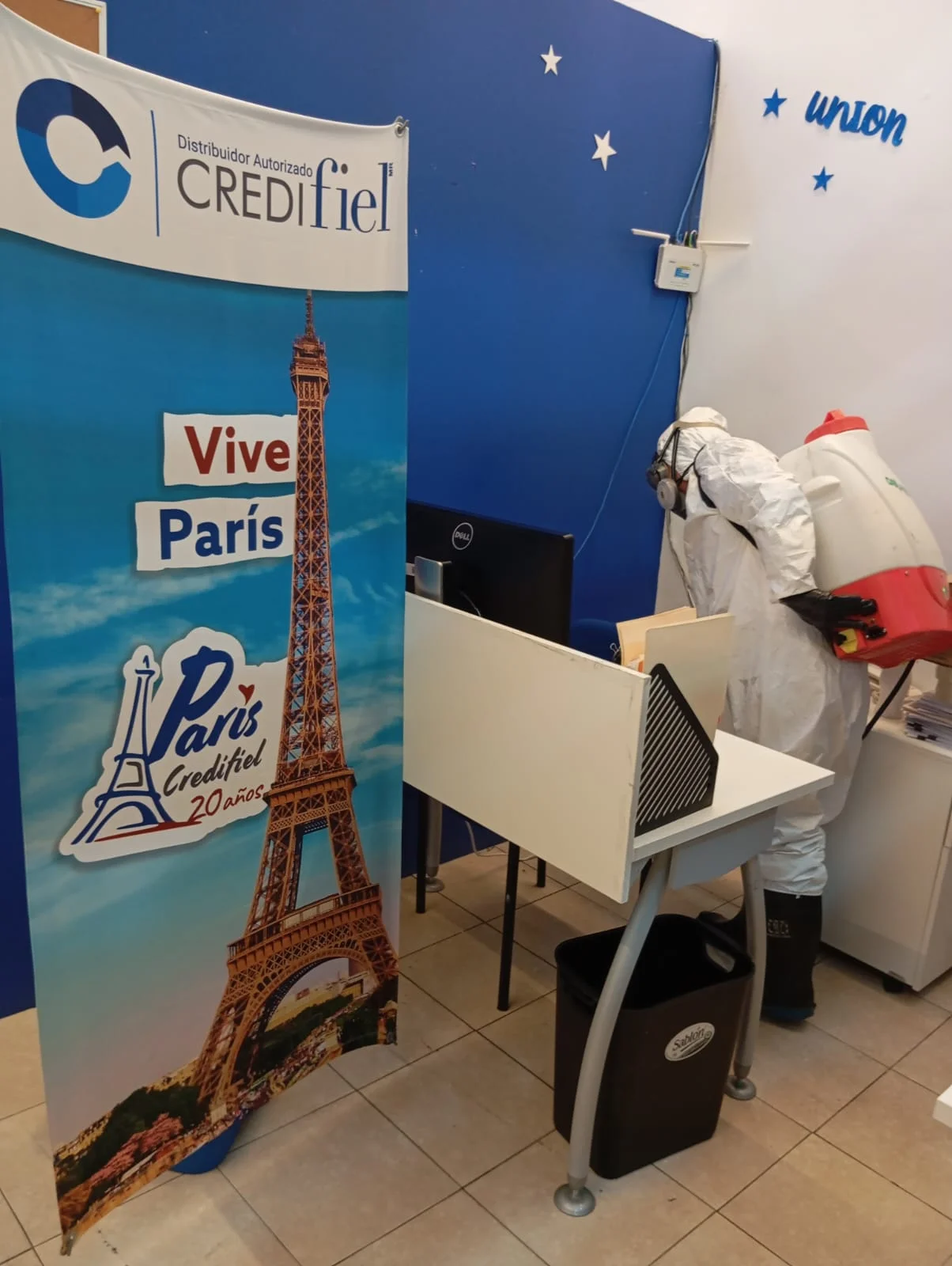 Trabajo de fumigación en sitio 6